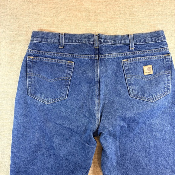 Carhartt Other - Carhartt B18 DST Traditional Fit Jeans Mens 40x32 Dark Stone Blue Denim Workwear